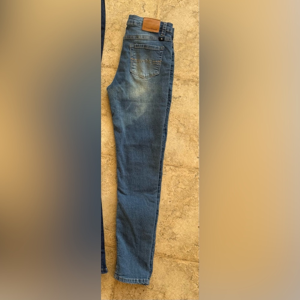 Lucky Brand Girls Skinny Blue Jeans